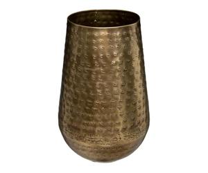 Atmosphera Créateur d'intérieur - Vase Design en Métal Oasis 23cm Or