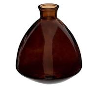 Atmosphera Créateur d'intérieur - Vase Design en Verre Candy 19cm Marron