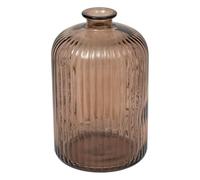 Atmosphera Créateur d'intérieur - Vase Design en Verre Luz 23cm Marron