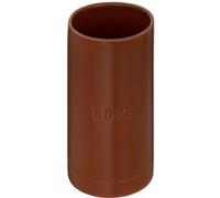 Atmosphera – Vase en céramique «Avi» H 20 cm marron caramel
