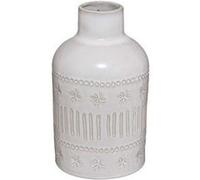 Atmosphera Créateur d'intérieur - Vase en Céramique Design "Carmen" 21cm Ivoire G