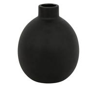 Atmosphera Créateur d'intérieur - Vase en Dolomite Rily 18cm Noir