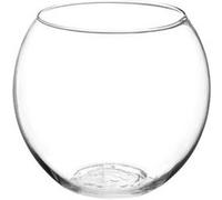vase boule transparente en verre 19.5 cm Multicolore