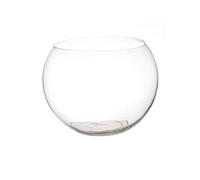Paris Prix – Vase en verre « Boule » 25 cm – Transparent
