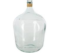 Vase en Verre "Dame Jeanne" 56cm Transparent