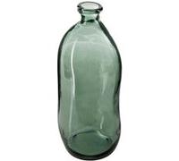 Atmosphera Créateur d'intérieur - Vase en Verre Recyclé "Bouteille" 35cm Kaki Vert G