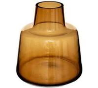 Créateur d'intérieur - Vase Epaule Design en Verre "Yliana" 23cm Ambre
