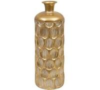 Atmosphera Vase Belli strié doré h60
