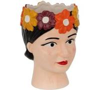 Atmosphera Créateur d'intérieur – Vase tête de femme Yuca – Céramique H18,2 cm – Multicolore