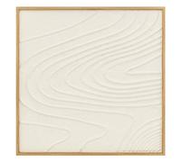 Atmosphera - Déco Mural 3D hateya Blanc 80x80cm