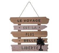 Atmosphera - Déco murale Cuba - bois - 37-5x5x32-5 cm - Modèle 2