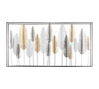 Atmosphera Déco murale Feuilles métal 134 x 68 cm