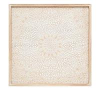 Atmosphera - Déco Murale Timea - hévéa et Bois - 60x60 cm