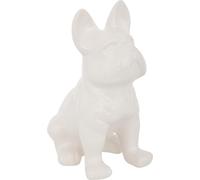 Atmosphera | Dekofigure - Bouledogue Eden - Blanc - Elégante décoration en céramique - Haute qualité et style
