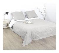 Atmosphera - Dessus de lit et 2 taies Arabesque - 260 x 240 cm. - Lin Beige G