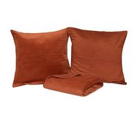 Atmosphera - Dessus de lit Lilou Terracotta 260x240cm