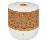 Atmosphera - Diffuseur d'huiles essentielles Lumineux à Variation de Couleurs et Effet Bois