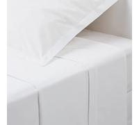 Atmosphera - Drap plat «Intérieur» coton 2 pièces blanc 240 x 290 cm