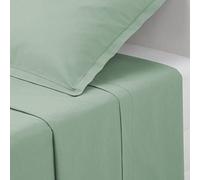 Atmosphera - Drap en Coton - Vert céladon - 180x290 cm