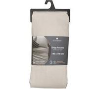 Atmosphera - Drap Housse bonnet 30 cm 100% coton 2 Places 140x190 cm - Beige Beige G