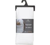 Drap-housse ""Carina"" en coton blanc 160x200cm - Atmosphera Créateur d'intérieur