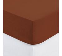 Créateur d'intérieur - Drap Housse "Intérieur" 160x200cm Terracotta