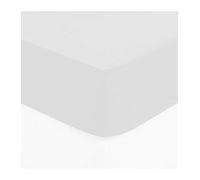 Atmosphera - Drap-Housse en Coton - Blanc - Bonnet H30cm - 90x190 cm