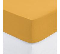 Atmosphera – Drap-housse "Intérieur" 90x190 cm Ocre Jaune G