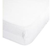 Atmosphera - Drap-Housse Linah - Blanc - Lin lavé 140x190 cm