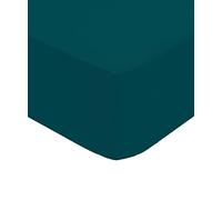 Atmosphera – Drap-housse Créateur d'intérieur 2 personnes Percale 140x190 cm Bleu Egéen
