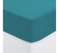 Atmosphera Drap-housse turquoise - 140 x 190 cm