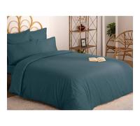 Atmosphera Créateur d'intérieur - Drap Plat "Intérieur" 240x290cm Bleu Orage Bleu G