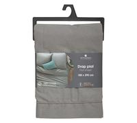Atmosphera Drap plat Créateur d'intérieur "Intérieur" 180x290 cm Gris