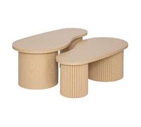 Atmosphera - Duo de tables basses gigognes SOLEYA - Beige