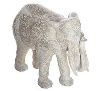 Paris Prix Statuette en résine Éléphant 22 cm Beige