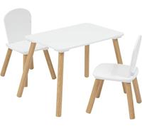 Atmosphera Ensemble table rectangulaire avec 2 chaises