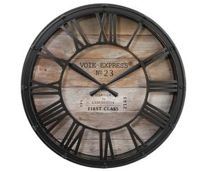 Atmosphera Enzo Horloge rétro - diamètre 39 x 7 cm