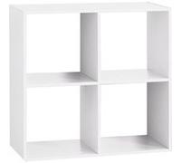 Atmosphera - Etagère 4 Cases Mix - P. 32 cm x H. 67,5 cm - Blanc - Mix Blanc, Blanc G