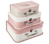 Atmosphera Set de 3 valisettes Enfant Douceur