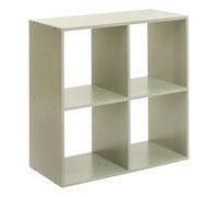 Atmosphera - Étagère mix'n modul Enfant 4 Cases Vert 63,6x30x63,6 cm