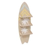 Atmosphera - Étagère Murale Planche Surf Australie 112x37cm Beige