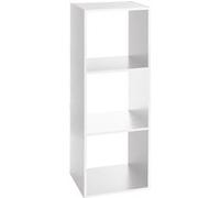 Atmosphera - Etagère rectangulaire à 3 cases Mix - Blanc - L. 34,5 x P. 32 x H. 100,5 cm Blanc, Blanc G