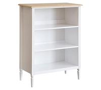 Atmosphera - Étagère Solen - 3 étages - Bois et pin - Blanc - 75x102 cm
