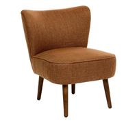 Atmosphera - Fauteuil aera en Tissu ambré l69xl57xh72,5 cm