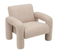 Atmosphera - Fauteuil elyon h.72cm Beige