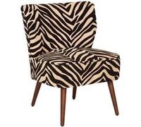 Atmosphera – Fauteuil Chiara – Vintage en bois d'hévéa – Camel
