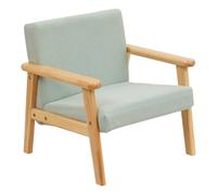 Atmosphera - Fauteuil Enfant Basile Vert céladon en Velours côtelé