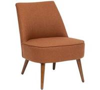 - Fauteuil Gary avec pieds en bois - Ambre - Gary