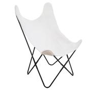 Paris Prix Fauteuil imitation fourrure Oslo 101 cm Blanc