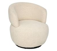 Atmosphera - Fauteuil pivotant sileo Argile